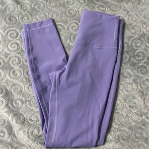 Lululemon wunder train high rise 25” size 4